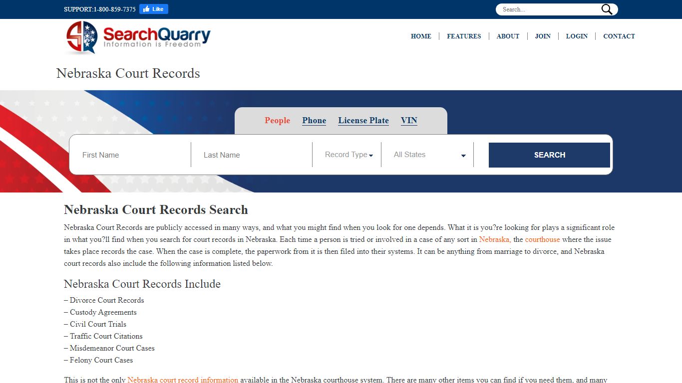 Free Nebraska Court Records | Enter a Name & View Court Records Online